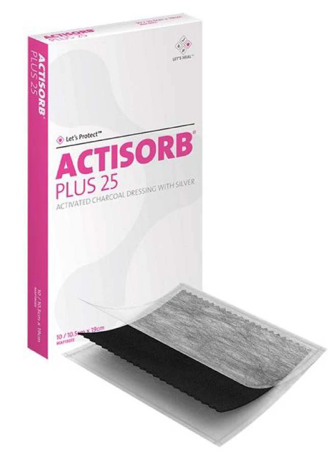 Actisorb Plus 25 Charcoal/Silver Dressing - Image 3