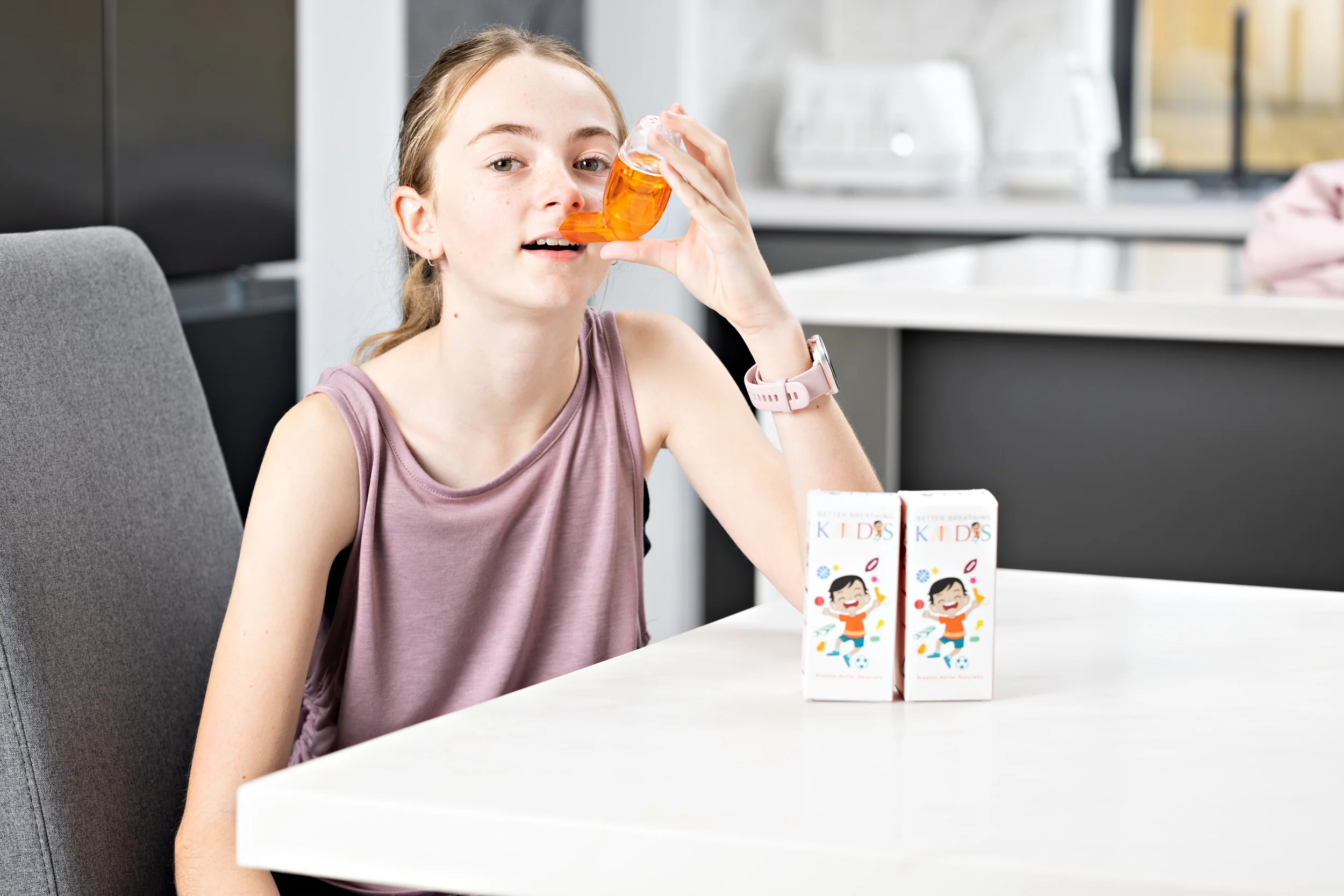 AirPhysio Better Breathing Kids (Orange) - Image 5