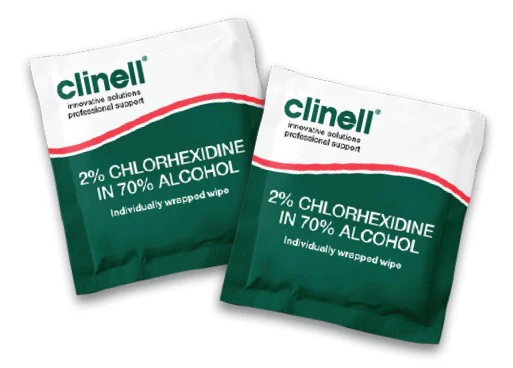 Clinell 2% Chlorhexidine in 70% Alcohol Wipes - Pack of 240 - Image 3