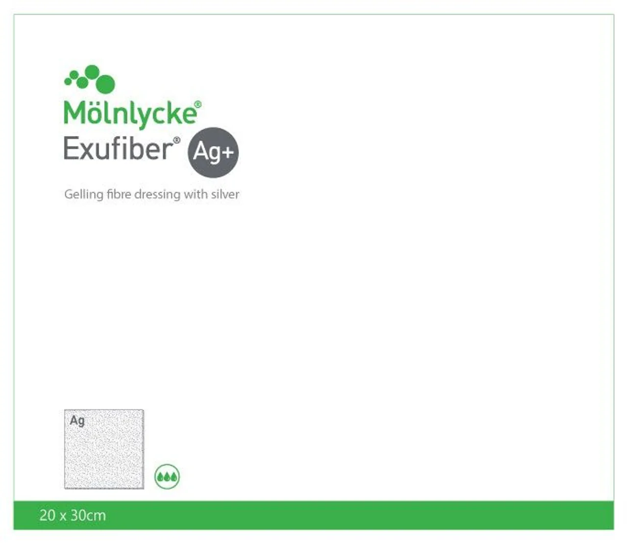 Exufiber Ag+ Antimicrobial Fibre Dressing - Image 11