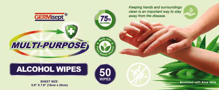 Lifecom Multi-Purpose Alcohol Surface Wipes - Image 4