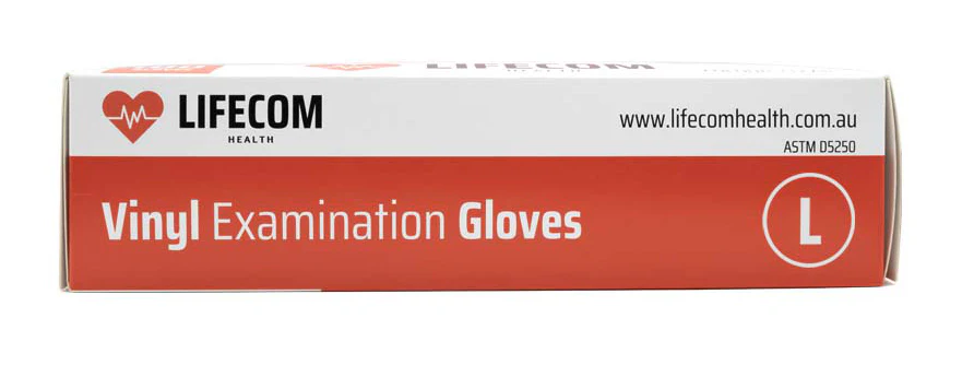 Lifecom Vinyl Examination Gloves (Clear) - Image 16