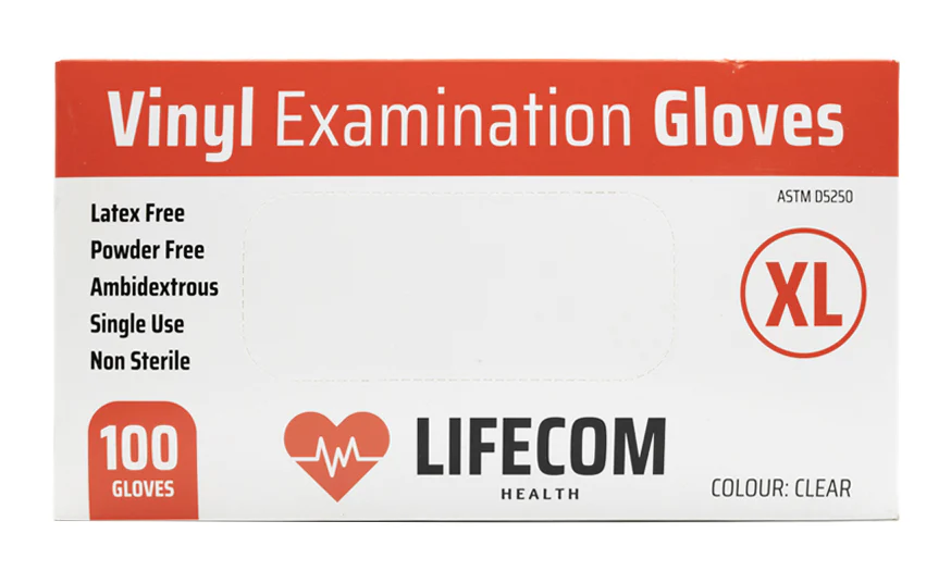 Lifecom Vinyl Examination Gloves (Clear) - Image 19