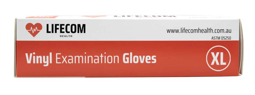 Lifecom Vinyl Examination Gloves (Clear) - Image 20