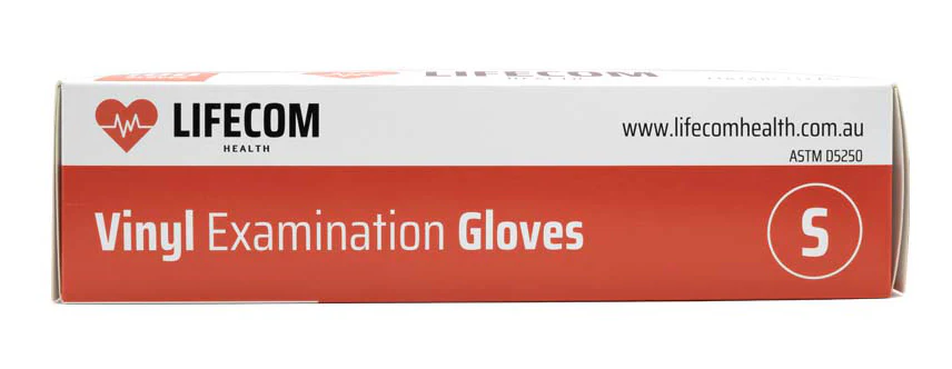 Lifecom Vinyl Examination Gloves (Clear) - Image 4