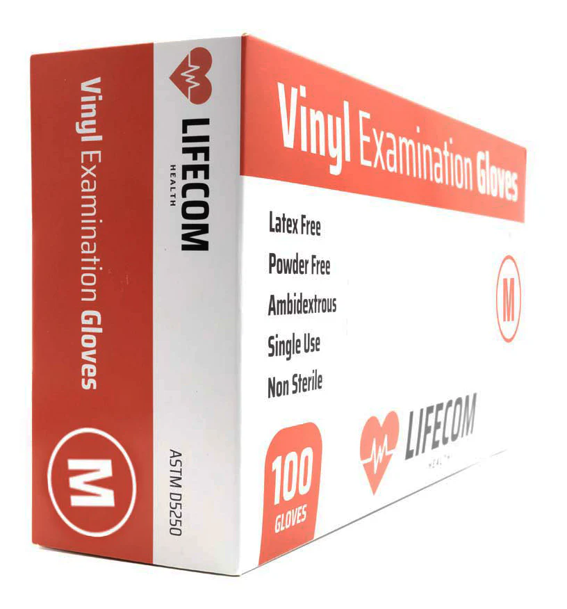 Lifecom Vinyl Examination Gloves (Clear) - Image 9
