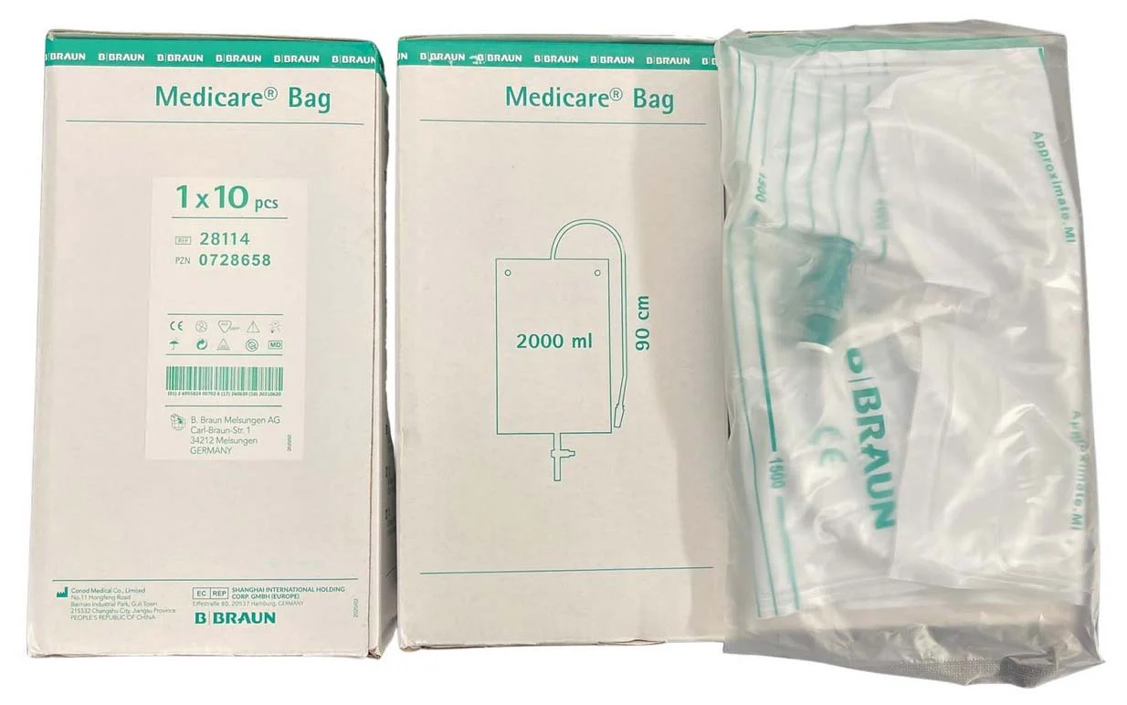 Medicare Drainage Bag 2000ml (Non-Sterile) 90cm Tube - T-Tap - Image 4
