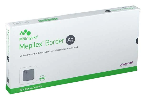 Mepilex Ag Bordered Antimicrobial Foam Dressing - Image 11