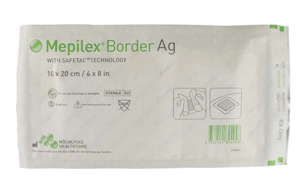 Mepilex Ag Bordered Antimicrobial Foam Dressing - Image 12
