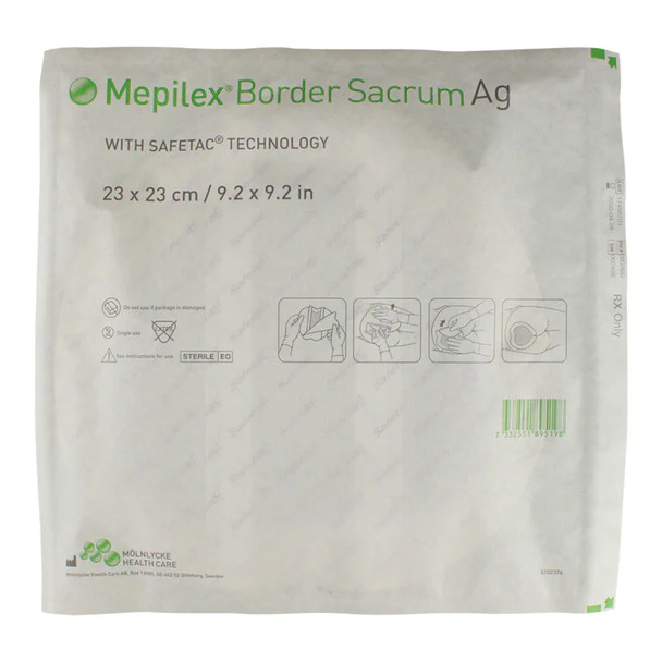 Mepilex Ag Bordered Antimicrobial Foam Dressing - Image 15