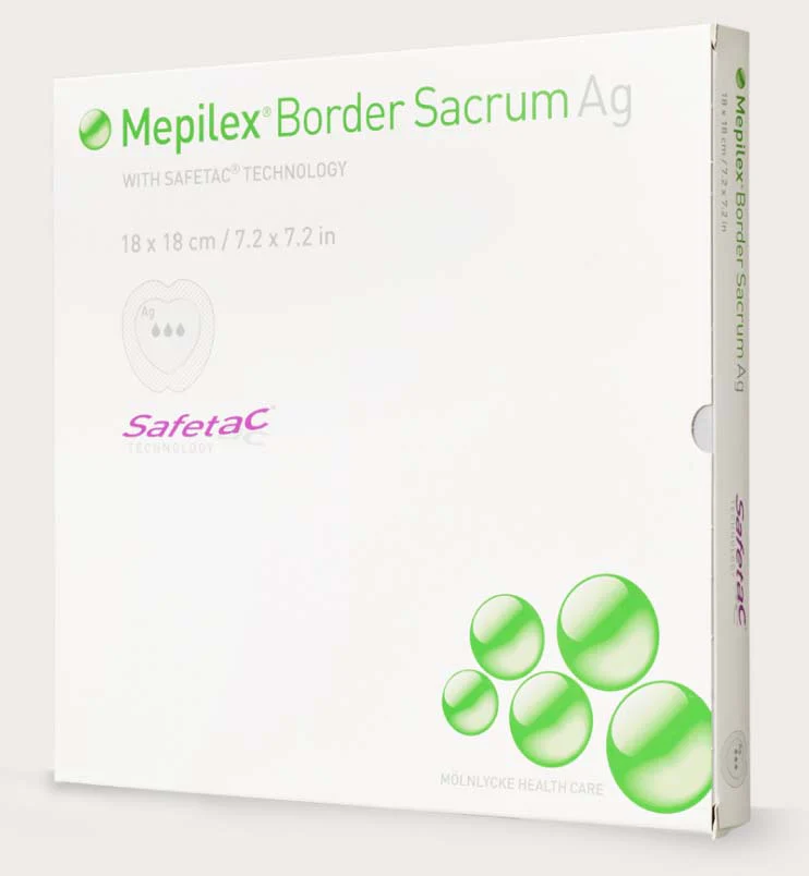 Mepilex Ag Bordered Antimicrobial Foam Dressing - Image 17