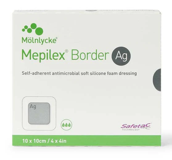 Mepilex Ag Bordered Antimicrobial Foam Dressing - Image 3