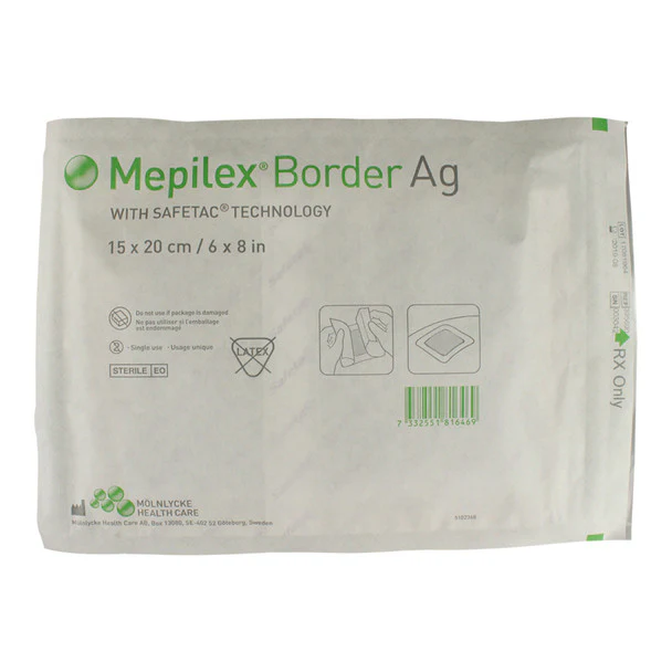 Mepilex Ag Bordered Antimicrobial Foam Dressing - Image 8