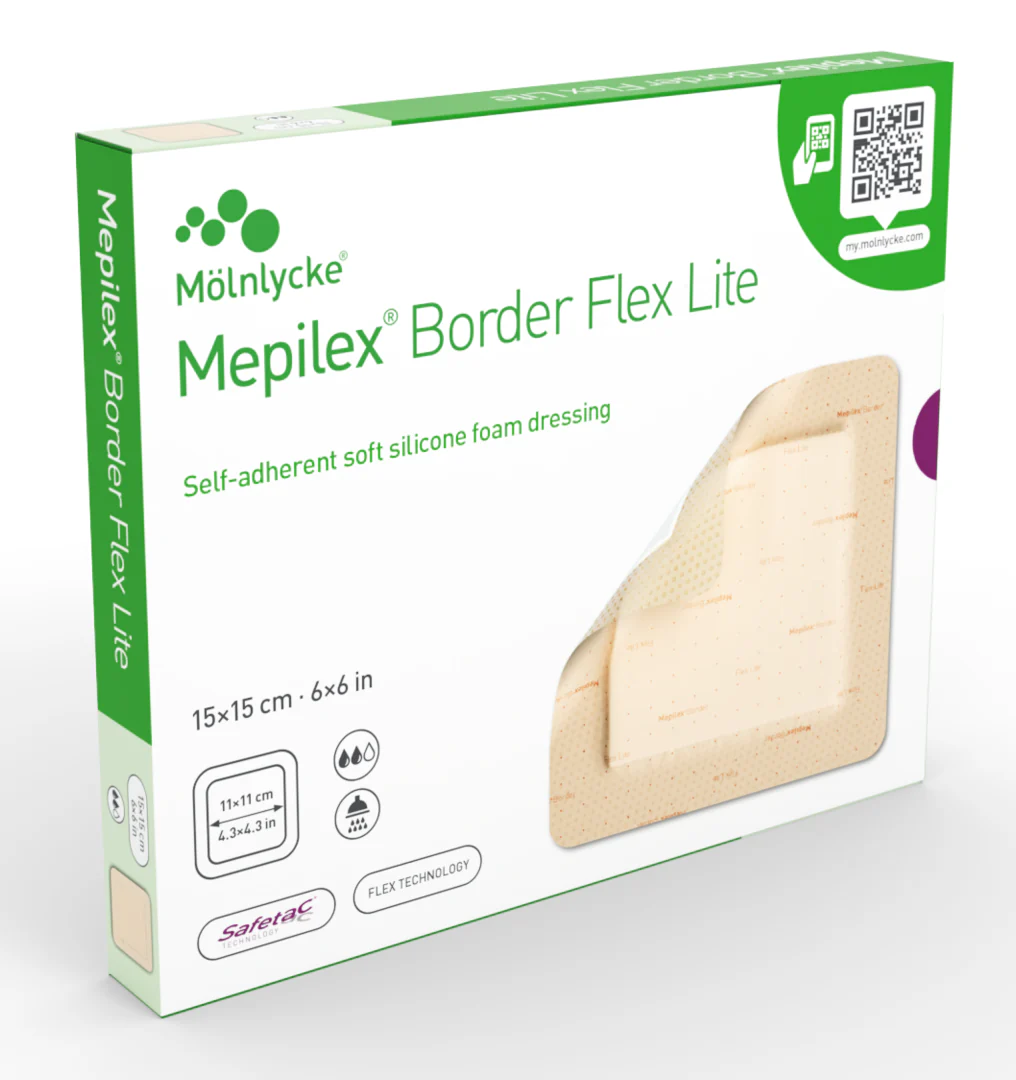 Mepilex Flex Lite Bordered Foam Dressing - Image 4