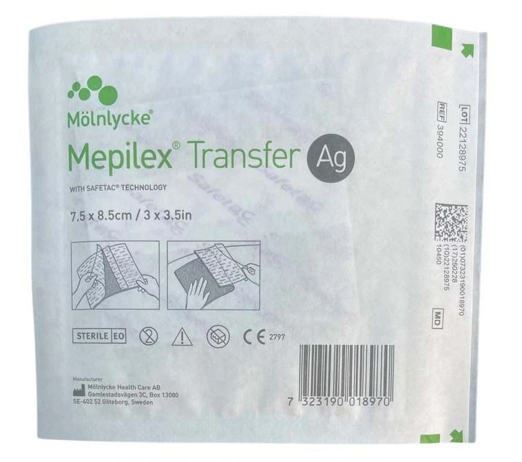 Mepilex Transfer Ag Antimicrobial Foam Dressing - Image 2