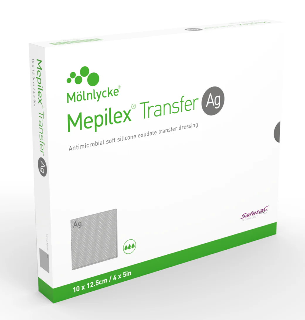 Mepilex Transfer Ag Antimicrobial Foam Dressing - Image 4