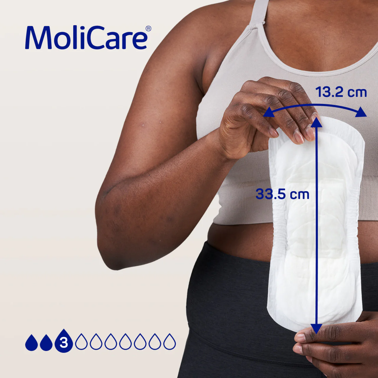 MoliCare Premium Lady Pad - 3 Drops - 14 Pack - Image 2