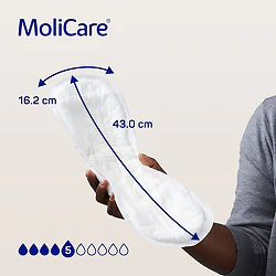 MoliCare Premium Lady Pad - 5 Drops - 14 Pack - Image 2