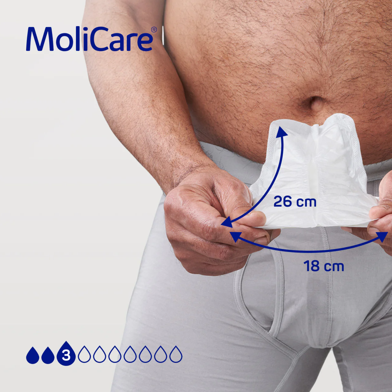 MoliCare Premium Men Pad - 3 Drops - 14 Pack - Image 5