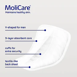 MoliCare Premium Men Pad - 4 Drops - 14 Pack - Image 2