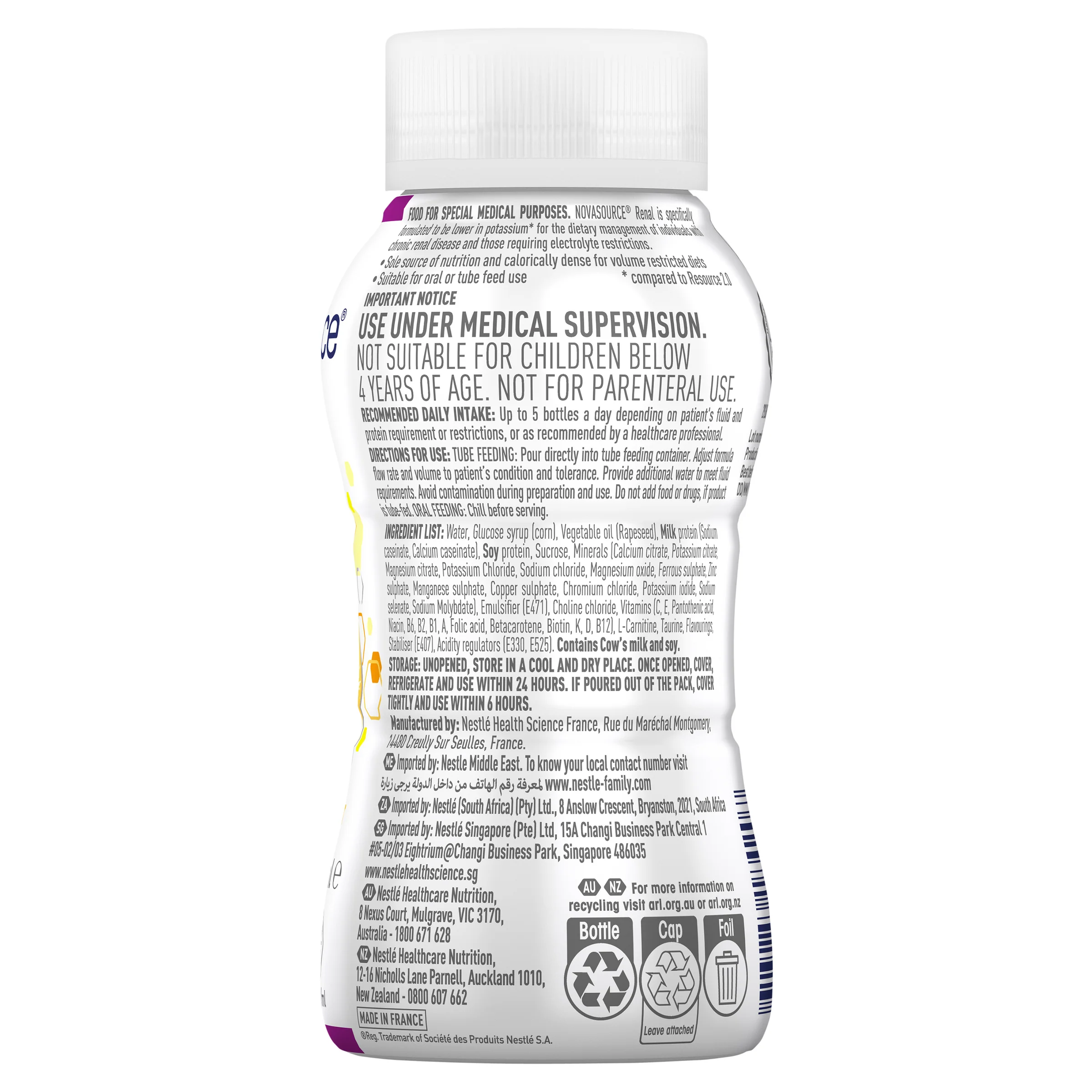 NOVASOURCE Renal (Vanilla) 200mL - Image 2
