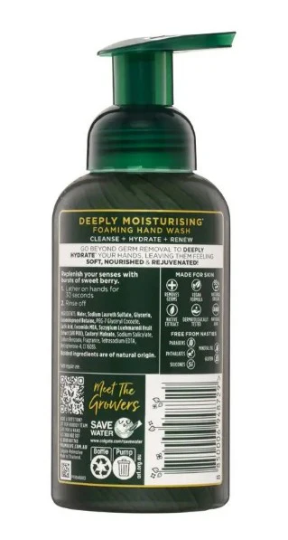 Palmolive Skin Food Foaming Hand Wash Lilli Pilli Berry - 400mL - Image 2