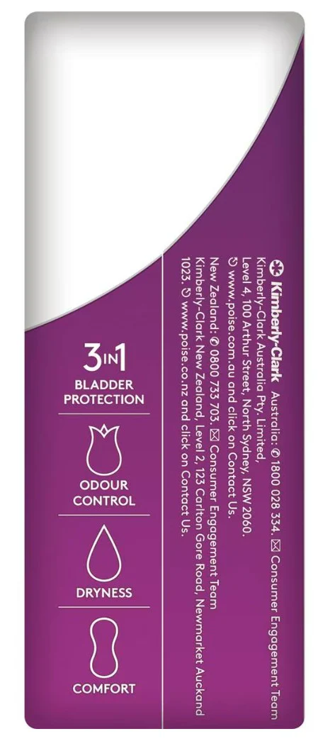 Poise Charcoal Light Liner - 22 Pack - Image 4