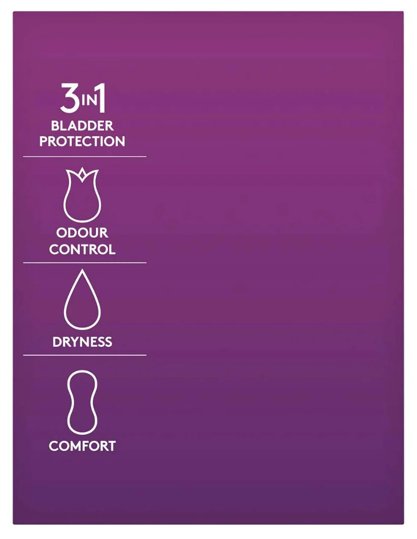 Poise Thin & Discreet Extra Pads - 12 Pack - Image 3