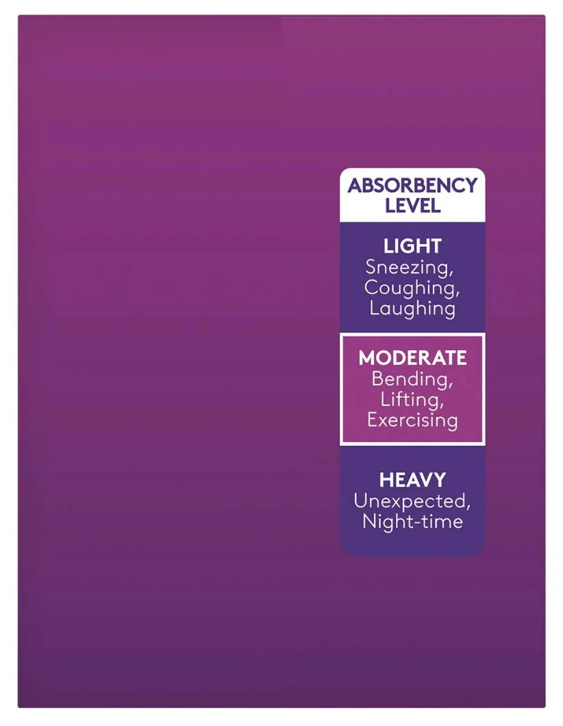 Poise Thin & Discreet Extra Pads - 12 Pack - Image 4