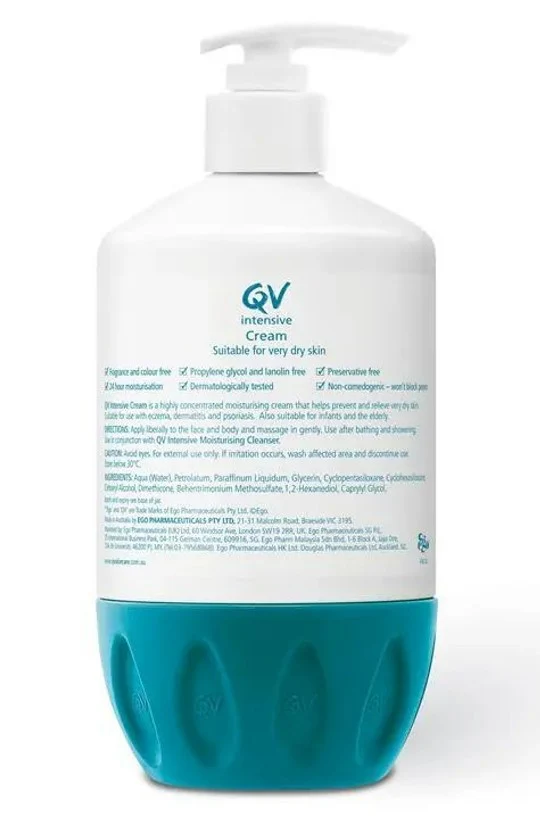 QV Intensive Cream - 500g Pump Bottle - Image 2