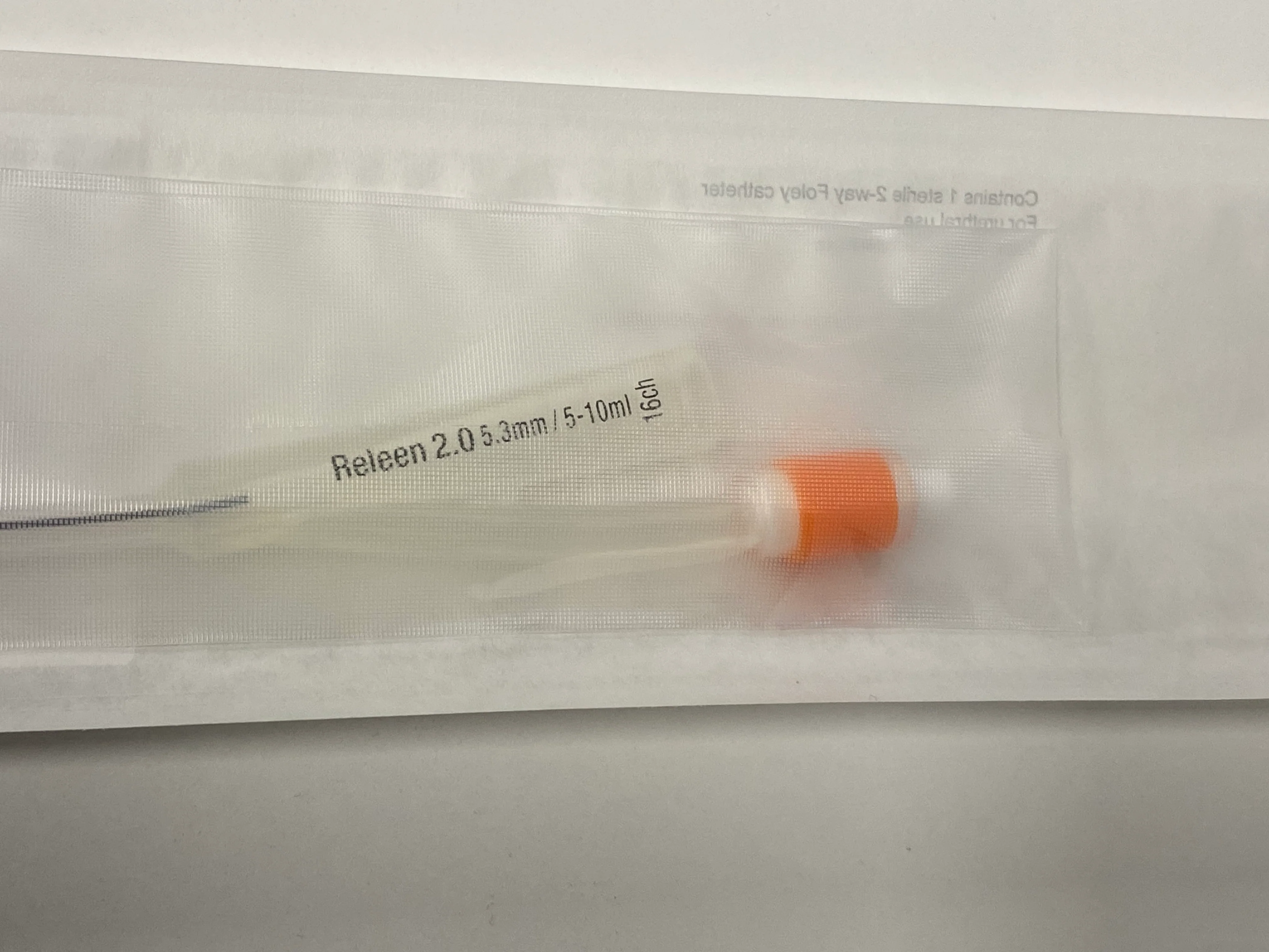 Releen Inline 2.0 Cath Female Foley Rnd Silicone 20cm - 16Ch - Image 4