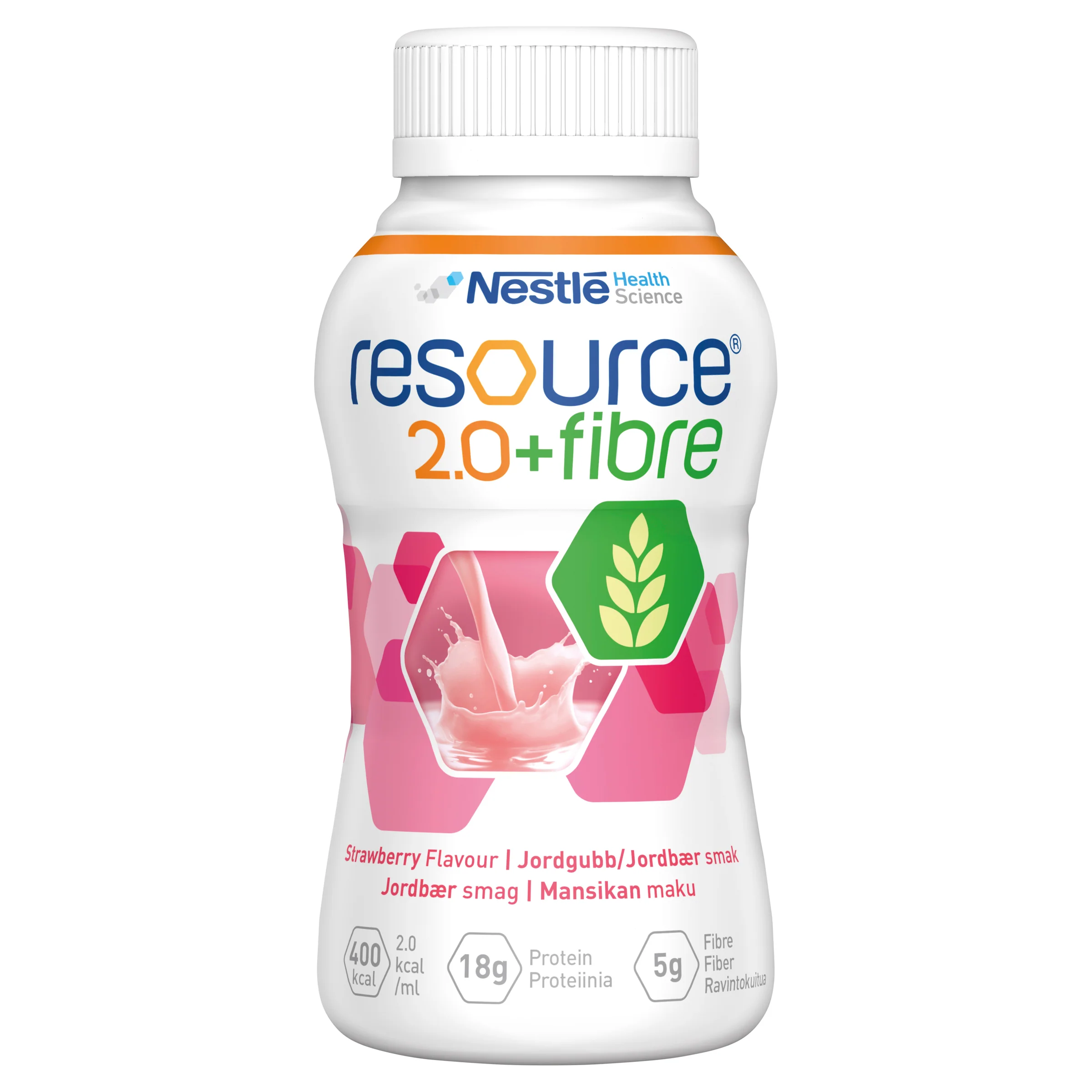 RESOURCE 2.0 + Fibre (Strawberry) 200mL - Image 2