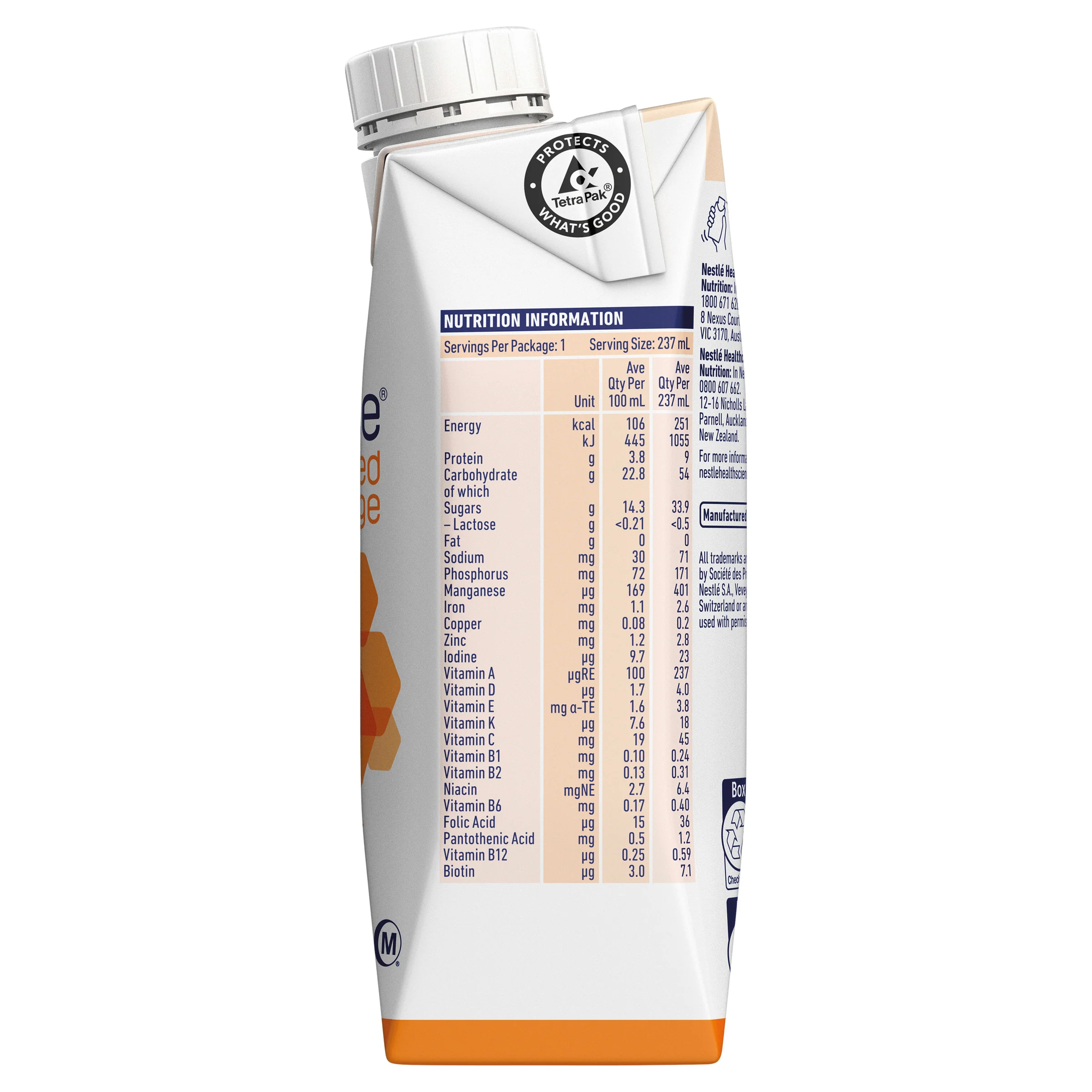 RESOURCE Fruit Flavoured Beverage (Orange) 237mL - Image 5