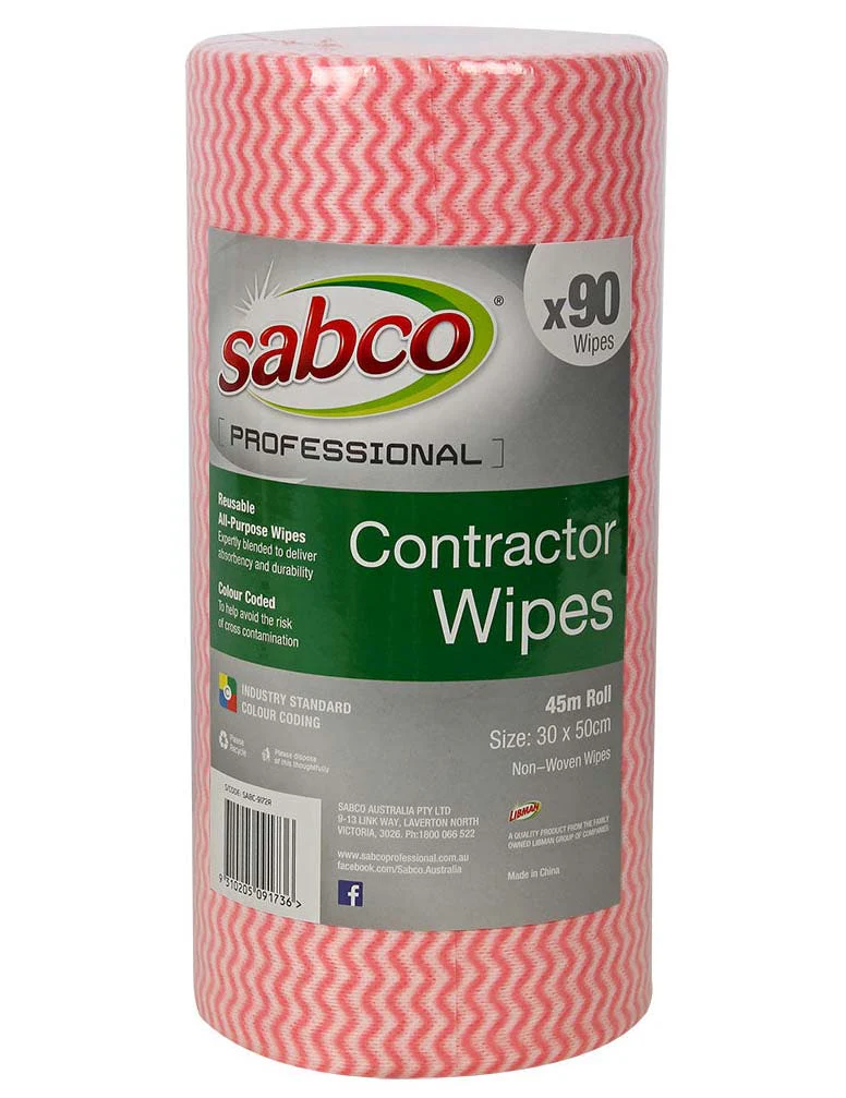 Sabco Contractor Commercial Wipes HACCP 90 sheets - Image 3