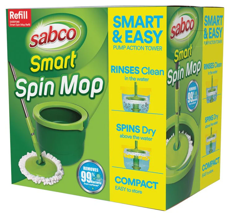 Sabco Smart Spin Mop & Bucket Set - Image 2