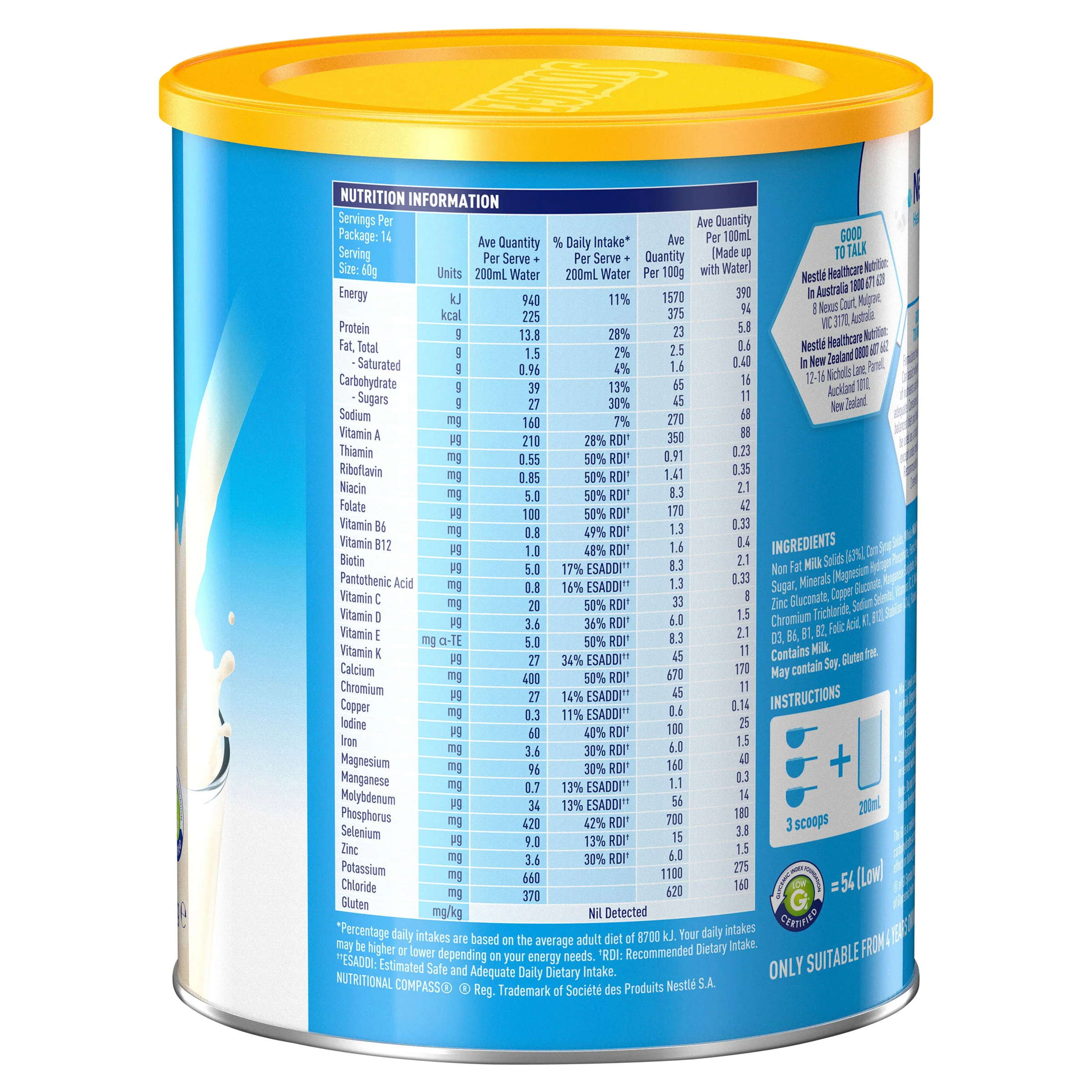 SUSTAGEN Hospital Formula (Vanilla) 840g - Image 3