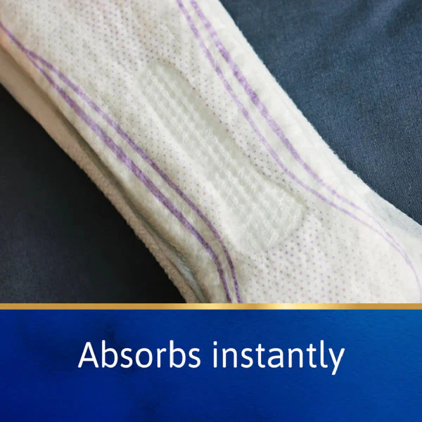 TENA Pads InstaDRY Long Length 338x124mm 420ml - 8 Pack - Image 5