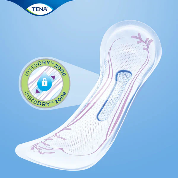 TENA Pads InstaDRY Standard Length 310x121mm 295ml - 10 Pack - Image 2