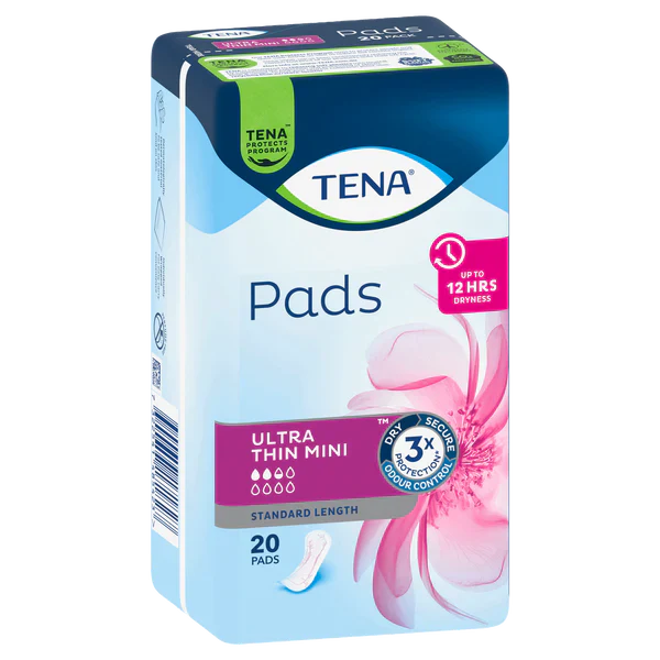 TENA Pads Ultra Thin Mini Standard Length - 2.5 Drops - 20PK - Image 3