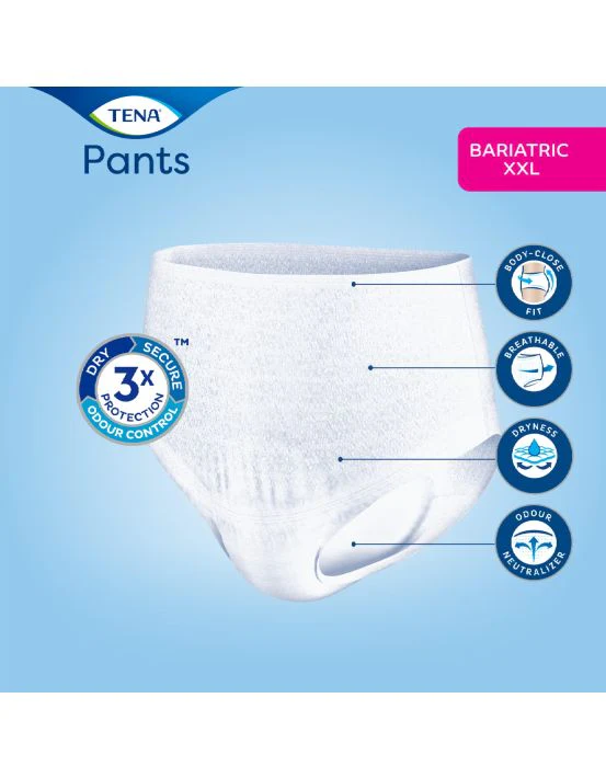 TENA PROskin Pants Plus (Unisex) Bariatric - 2XLarge - 12 Pack - Image 3