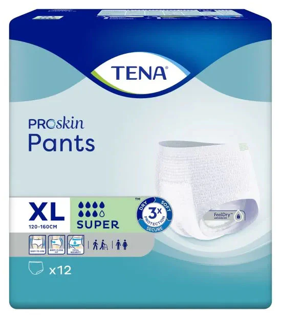 TENA ProSkin Pants Super (Unisex) 12 Pack - Image 3