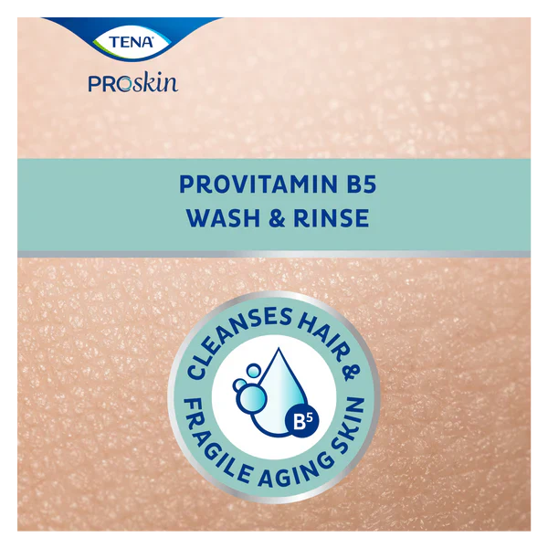 TENA PROskin Shampoo & Shower 500ml - Pump Bottle - Image 3