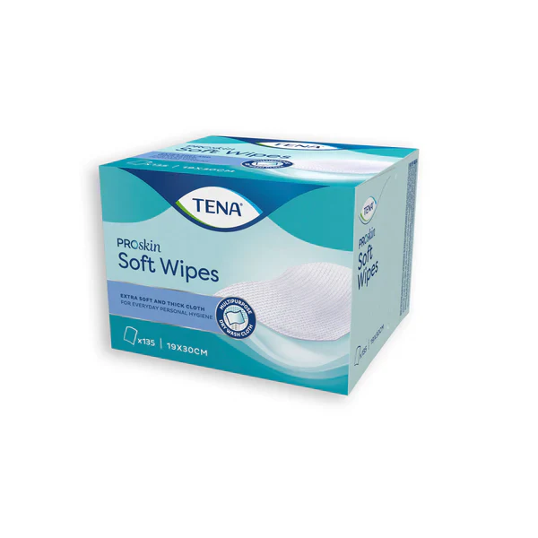 TENA PROskin Soft Dry Wipes - 19 x 30cm - 135 Pack - Image 2
