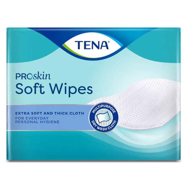 TENA PROskin Soft Dry Wipes - 19 x 30cm - 135 Pack - Image 3