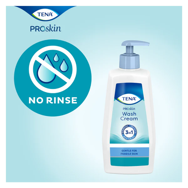 TENA PROskin Wash Cream 500ml - Pump Bottle - Image 2
