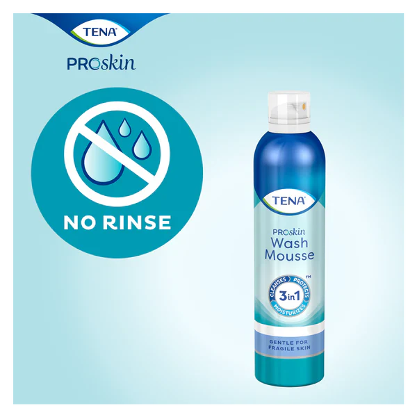 TENA PROskin Wash Mousse 400ml - Pump Bottle - Image 3