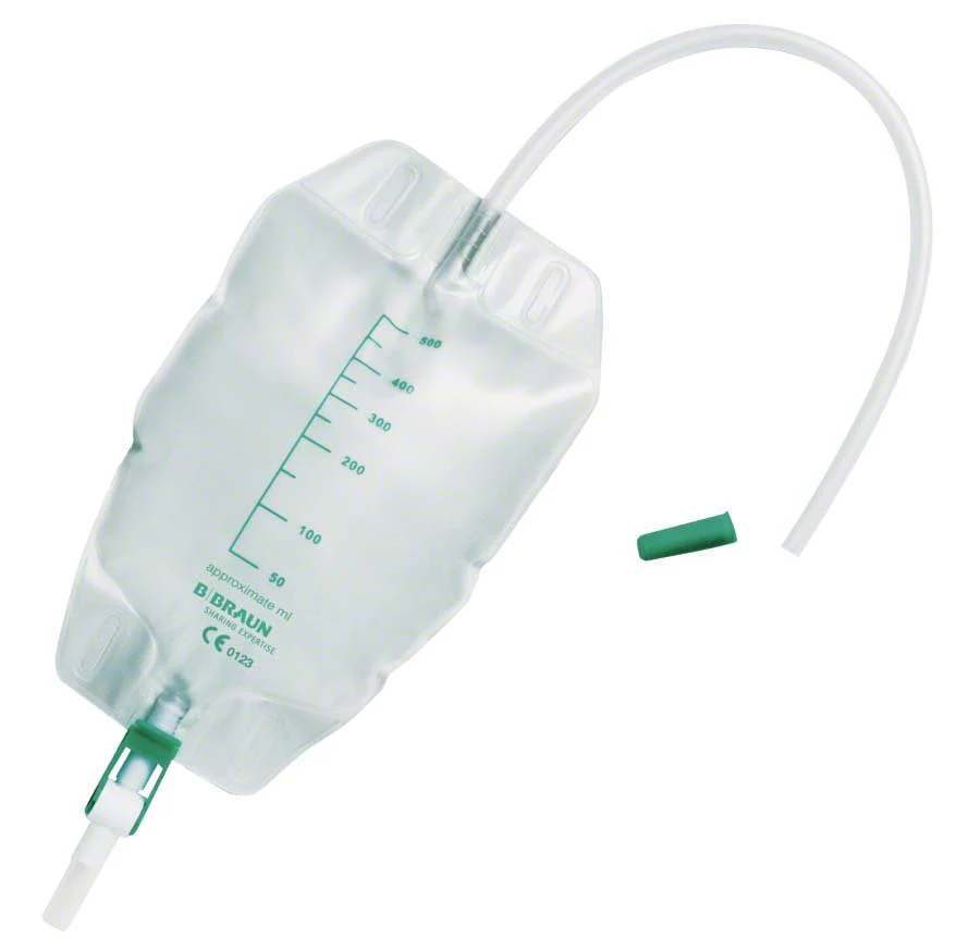 Urimed Leg Bag Plus 500ml (Non-Sterile) 60cm Tube - Lever Tap