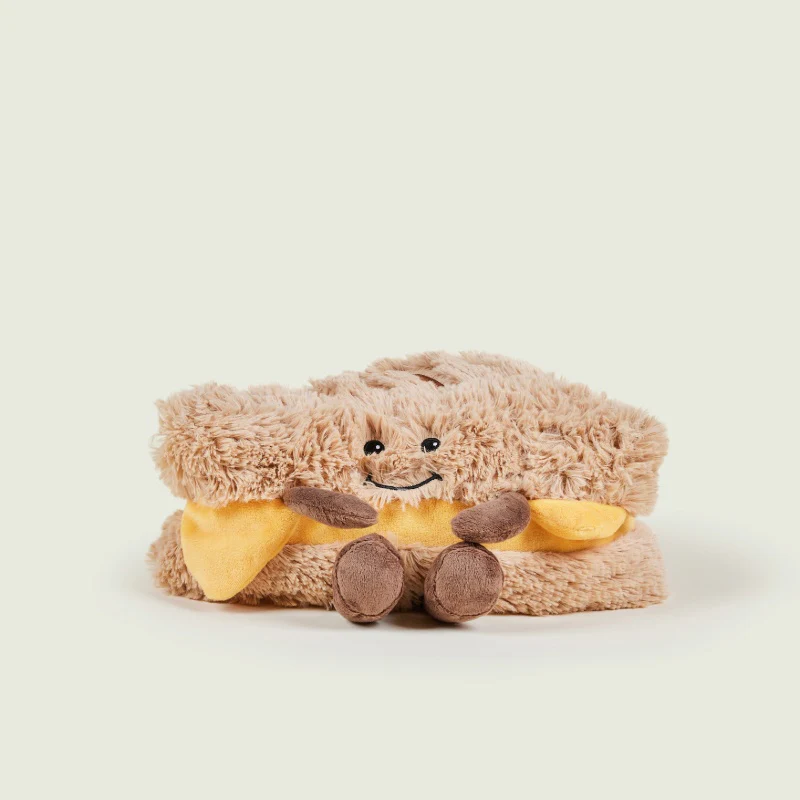 Warmies Grilled Cheese Fully Heatable Soft Toy - Image 6